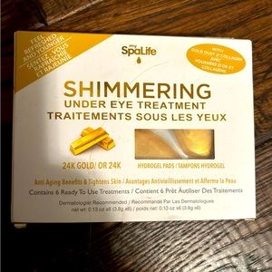 Uni sex luxury eye care 24k gold dust and collagen